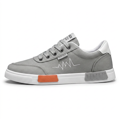 Pulseway — Canvas Sneaker mit Herzschlag-Detail
