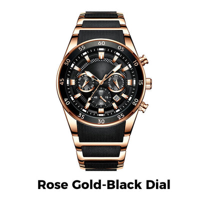 TimeForge – Reloj multifunción resistente para hombre