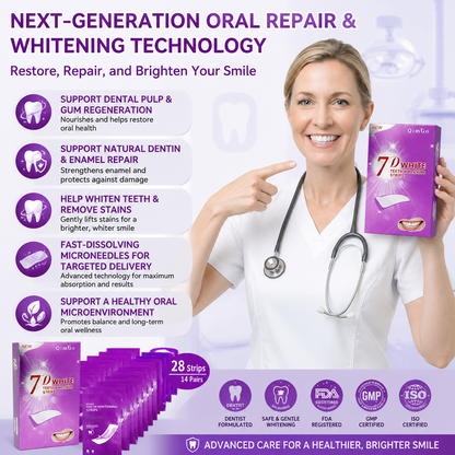 Dentafresh Pro – Tiras blanqueadoras reparadoras