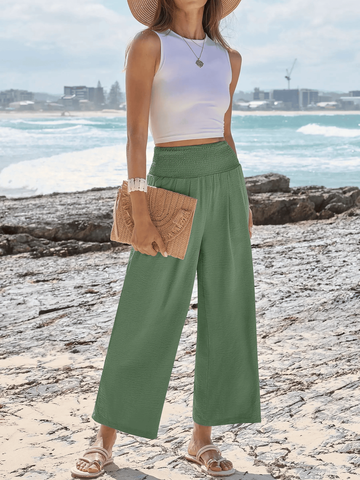 FreeFlow – Leichte Hose mit weitem Bein