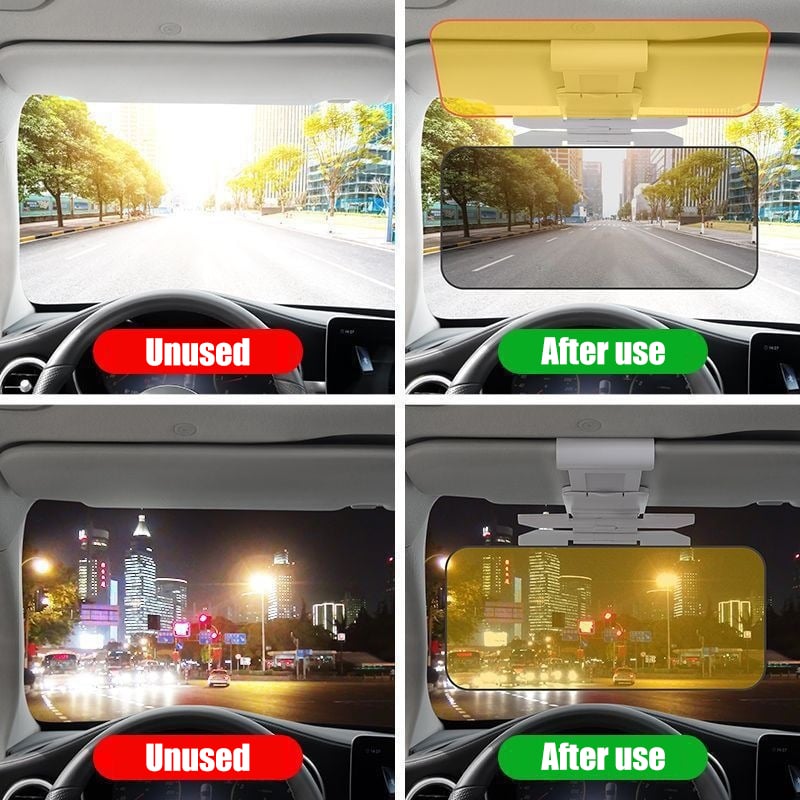 VisionClear – Polarisierte Blendschutz-Sonnenblende für Autos