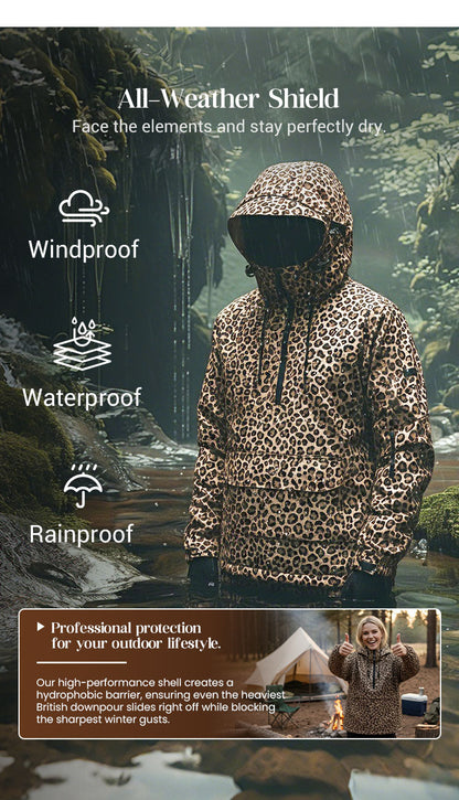 UrbanRoar – Sudadera con capucha y estampado de leopardo con estilo