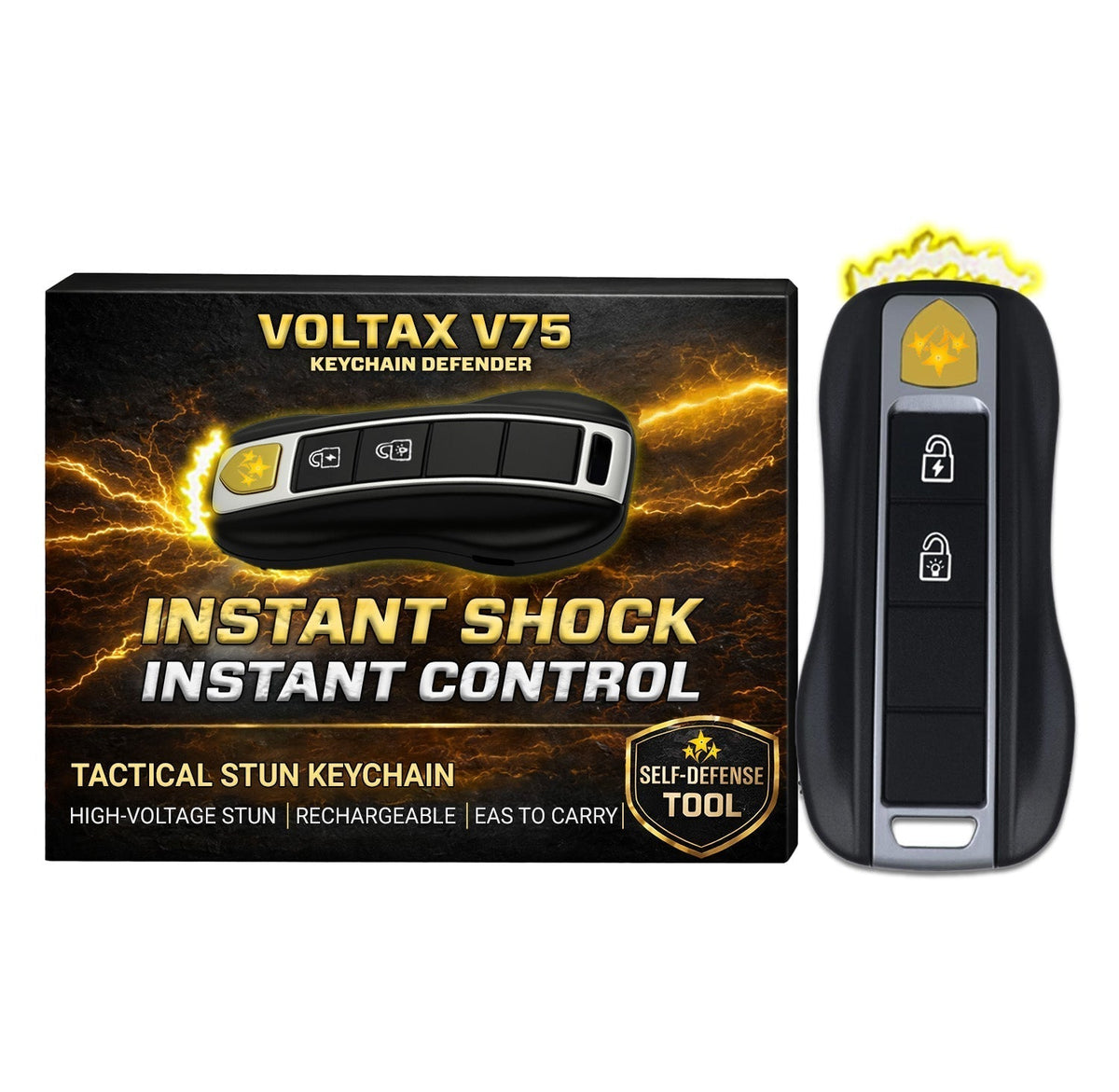 💥 2026 Top-Angebot: 75 % RABATT 🔦 SUPTRUCK™ Voltax 75M Elektroschock-Autoschlüsselanhänger ⚡