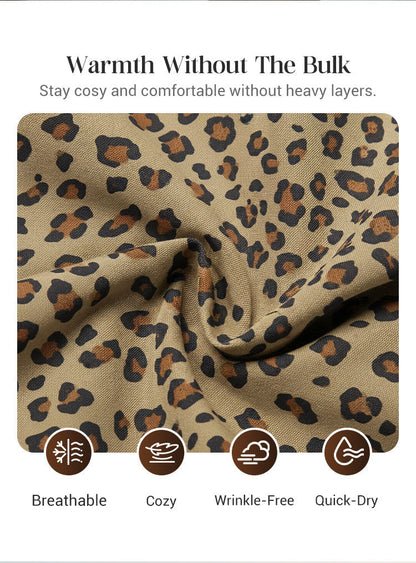 UrbanRoar – Sudadera con capucha y estampado de leopardo con estilo