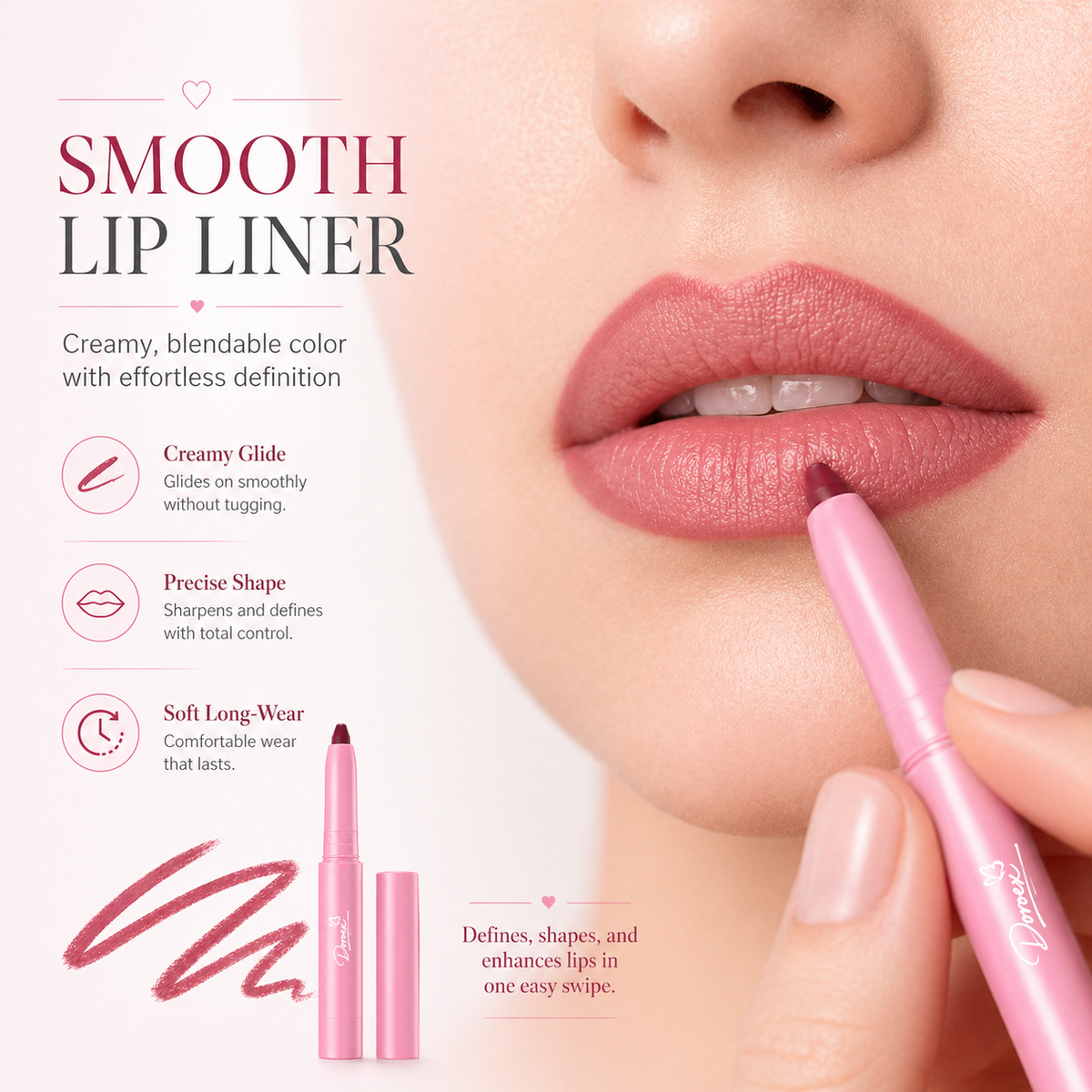 VelvetLine – Delineador de labios de deslizamiento suave