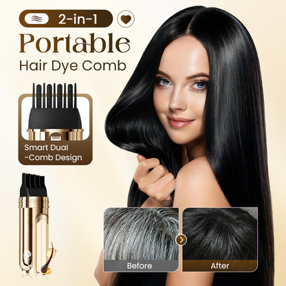 ShadeMatch – Herramienta de coloración capilar de doble peine Acabado natural