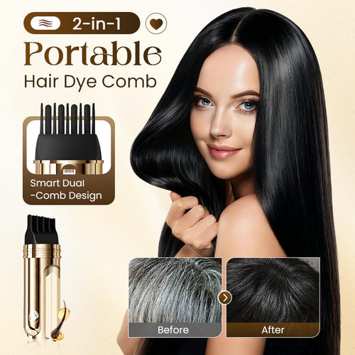 ShadeMatch – Herramienta de coloración capilar de doble peine Acabado natural