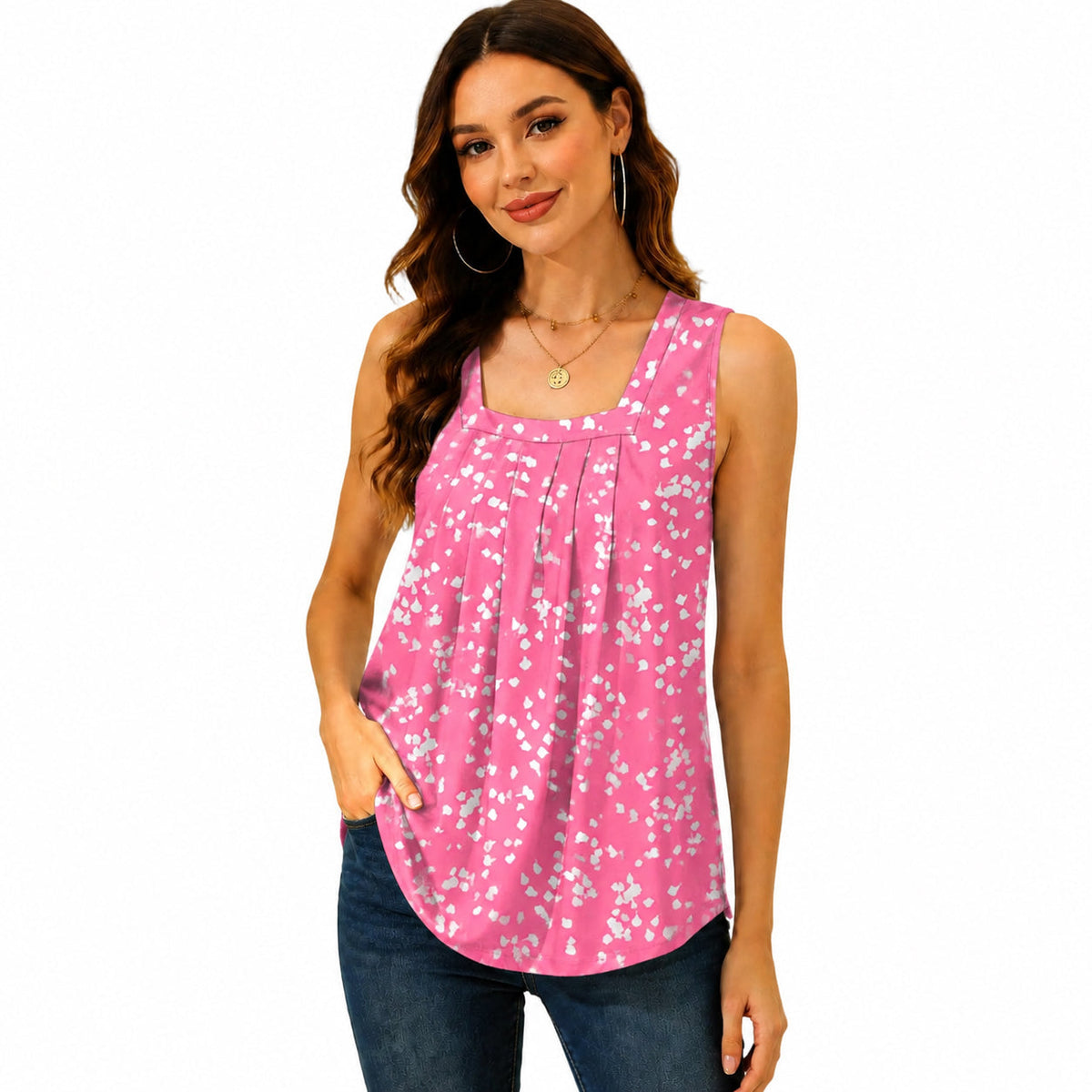 LunaFit – Camiseta sin mangas ligera de verano