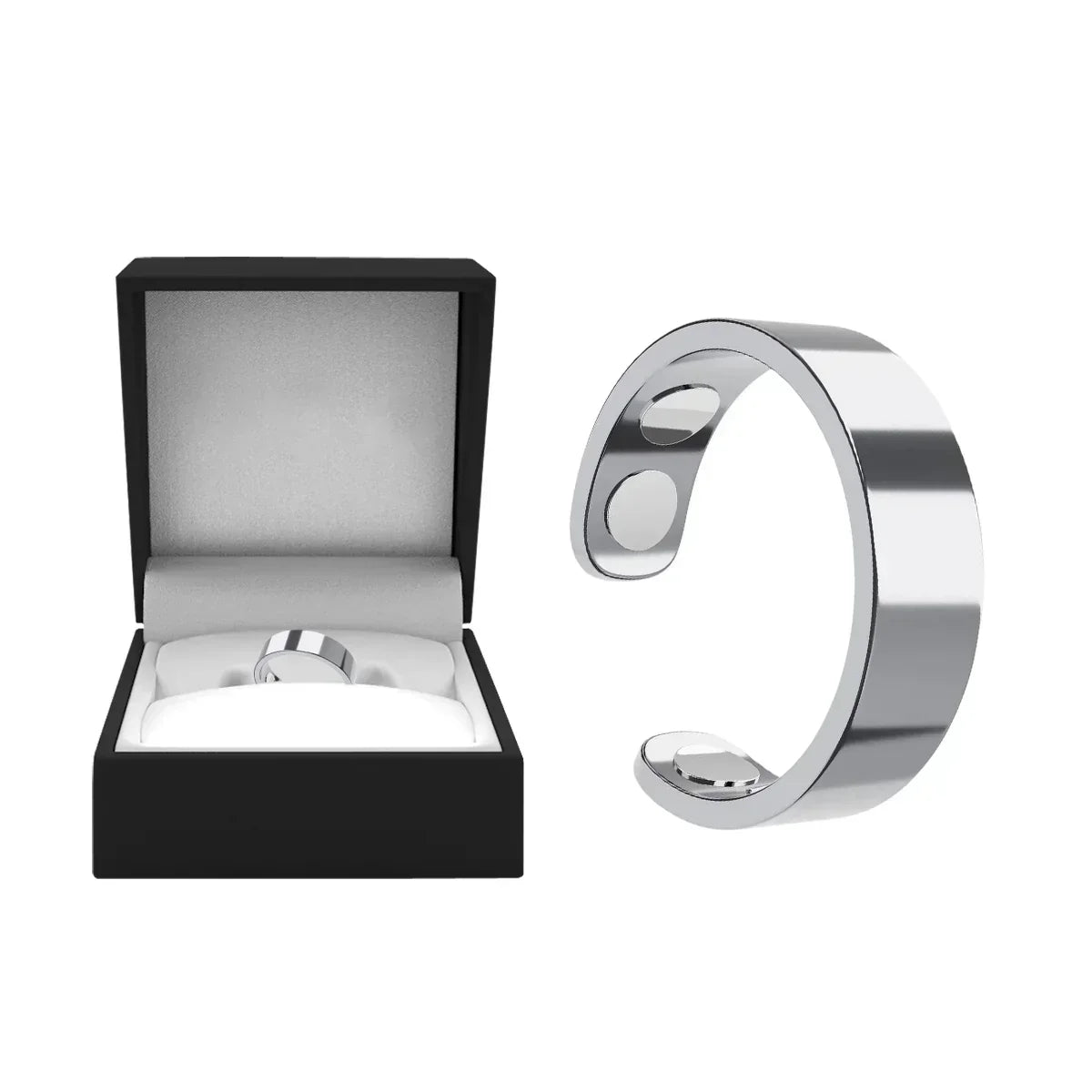 MagnaLuxe – Eleganter Magnetring aus Edelstahl
