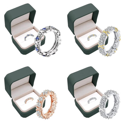 Moissanova – Anillo de Diamantes de Moissanita Magnetología