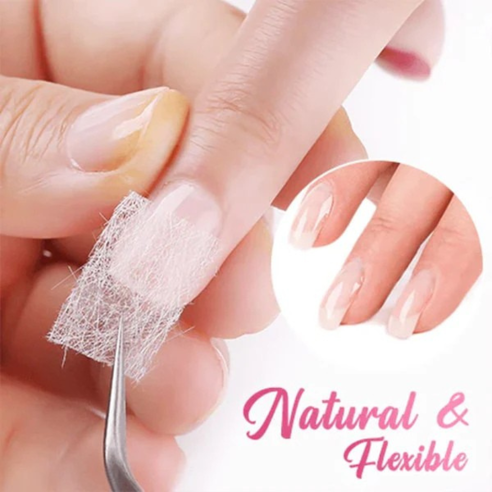 SilkGlow - Fiberglas-Set für Nagelverlängerungen (10-teilig)