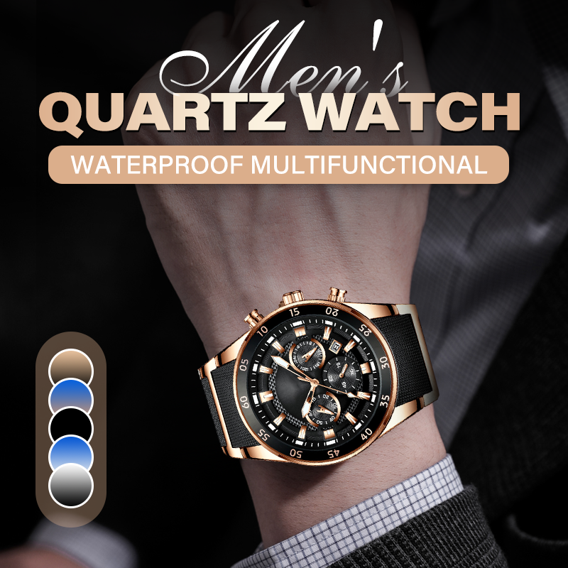 TimeForge – Reloj multifunción resistente para hombre