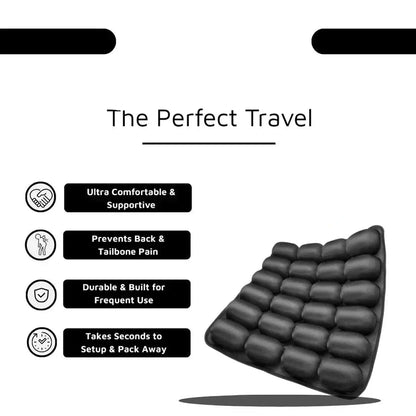 ComfortCore – Cojín de aire de viaje para mayor comodidad