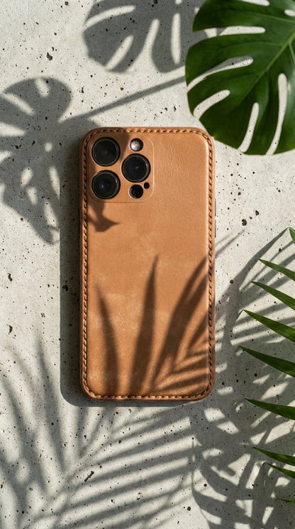 PrestigeGrip – Funda de cuero cosida a mano