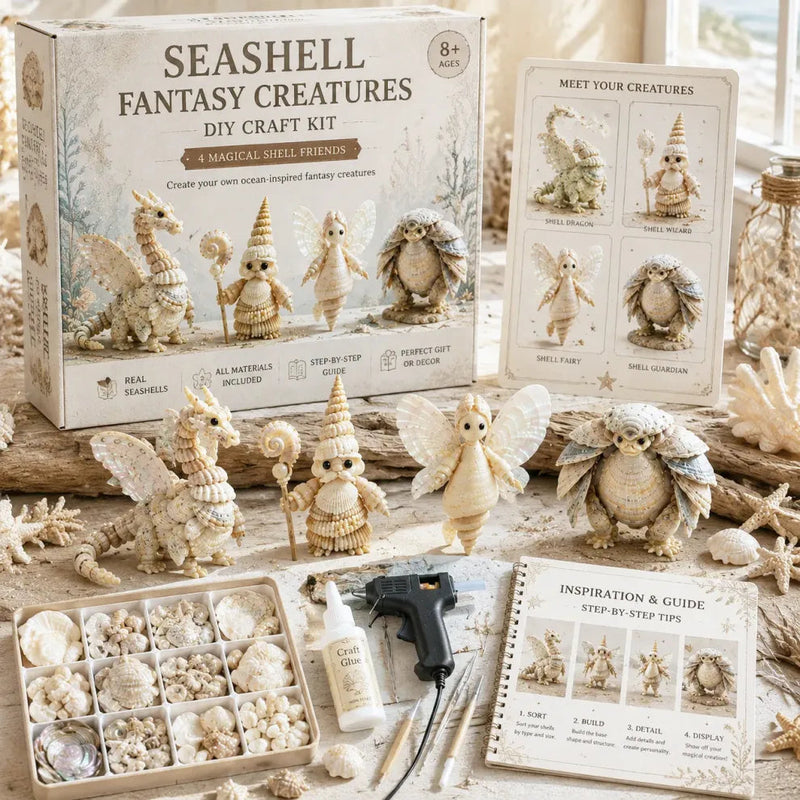 Shellora – Kit de manualidades creativo de conchas marinas