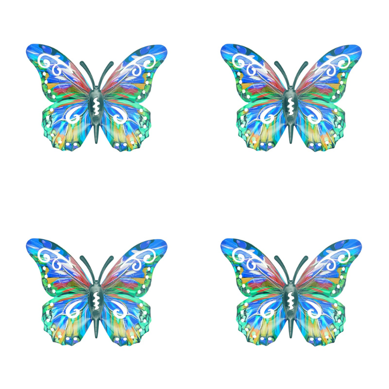 Butteriva – Arte de pared de mariposa metálica