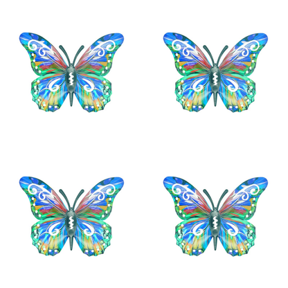 Butteriva – Arte de pared de mariposa metálica