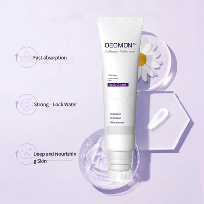 Reduce arrugas y papada, cinco rodillos para masaje completo, crema reafirmante de cuello