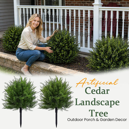 EcoCharm Cedro – Árbol paisajístico realista