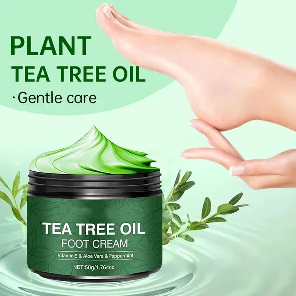 AloeSoothe – Crema hidratante para pies con aloe vera y árbol de té