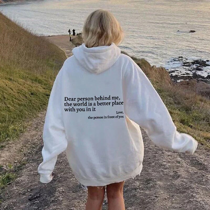 Sudadera WarmWords: bondad que puedes vestir