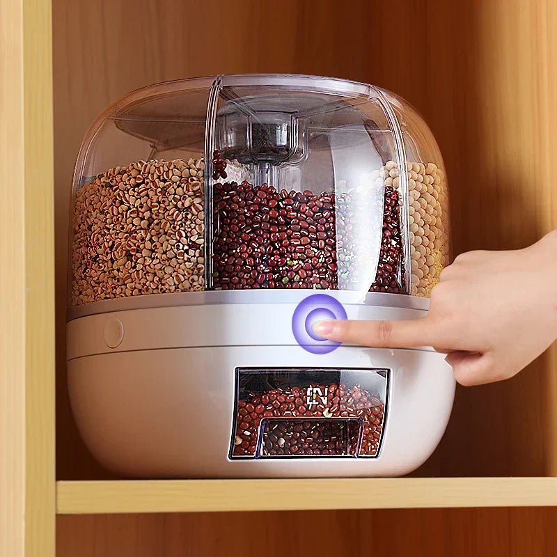 SealFresh – Dispensador de granos con tapa antiderrame