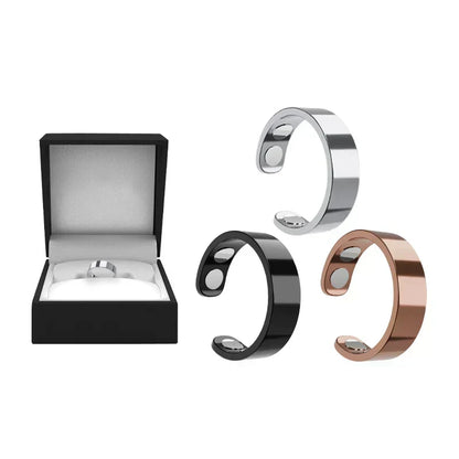 MagnaLuxe – Eleganter Magnetring aus Edelstahl