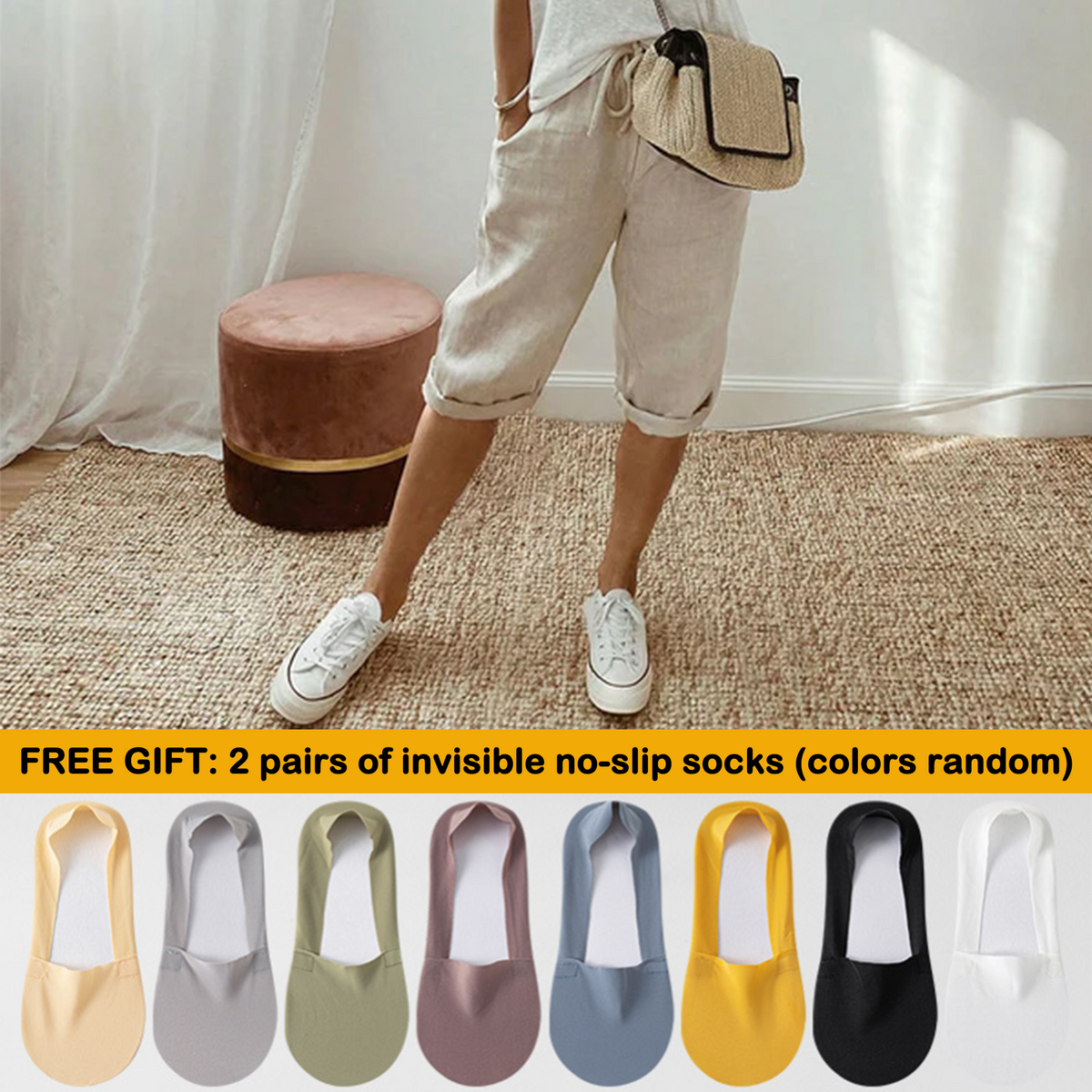 Florel – Atmungsaktive Caprihose mit Kordelzug