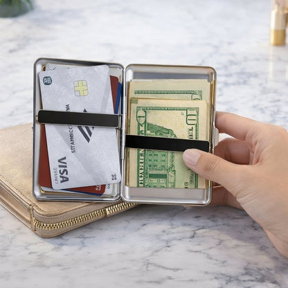 Vaultique – Elegante RFID-Schutzbrieftasche