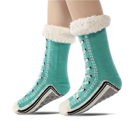 ToastyToes - Calcetines tipo pantufla de forro polar antideslizantes