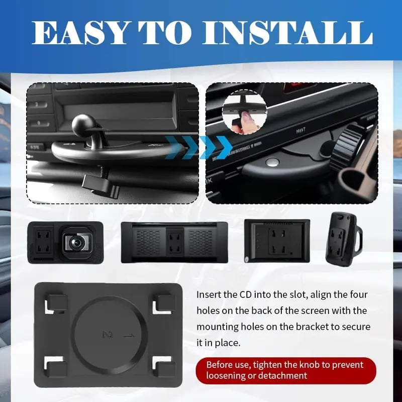 SpinDock – Soporte de Pantalla Universal para Coche