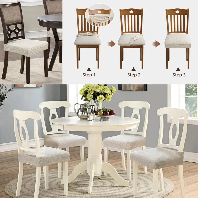 ChairEase – Protector de Silla Lavable Jacquard
