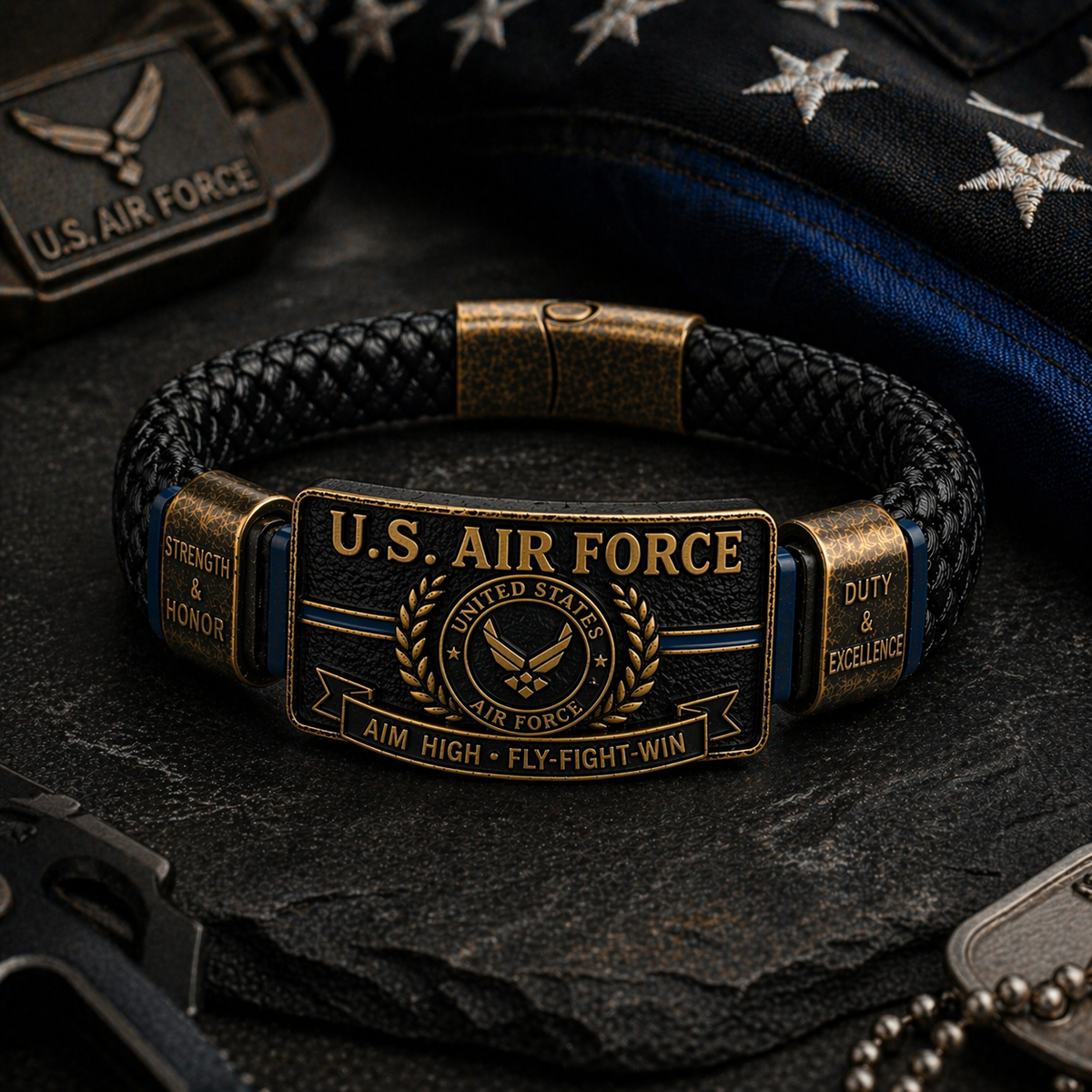 RedLineValor – Pulsera Orgullo Bombero