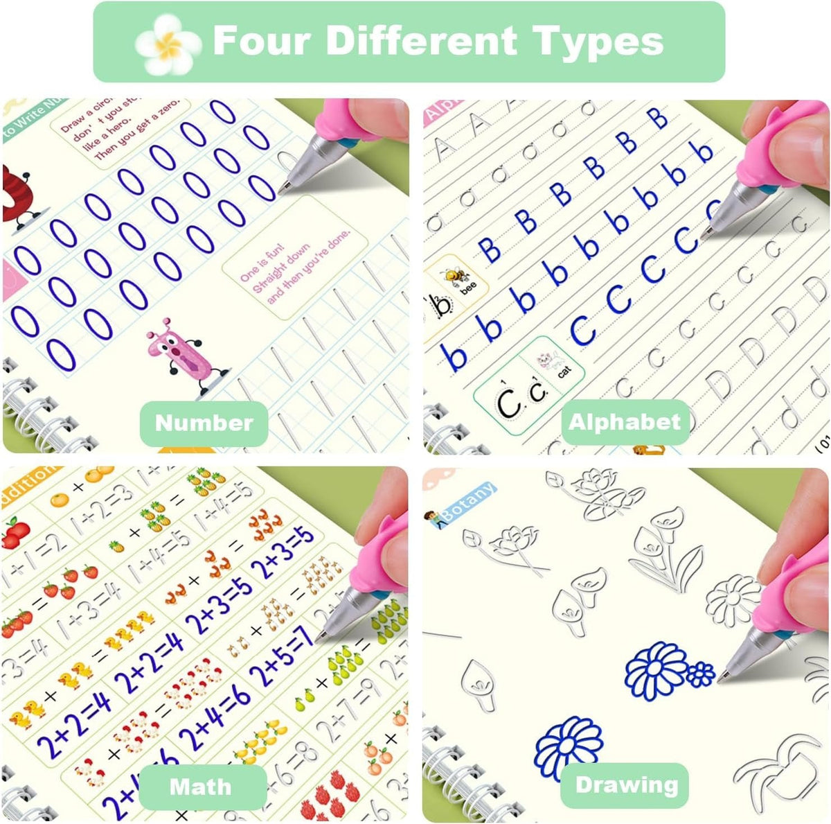 WonderWrite – Libros mágicos de caligrafía y aprendizaje