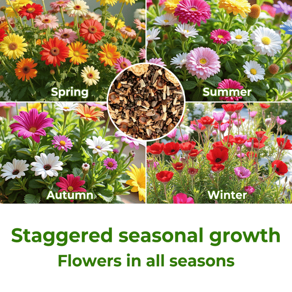 FloraBurst – Colección de semillas de flores perennes mixtas