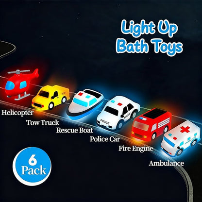 AquaGlow – Juguetes de baño luminosos para niños