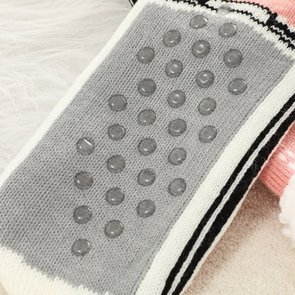 ToastyToes - Calcetines tipo pantufla de forro polar antideslizantes