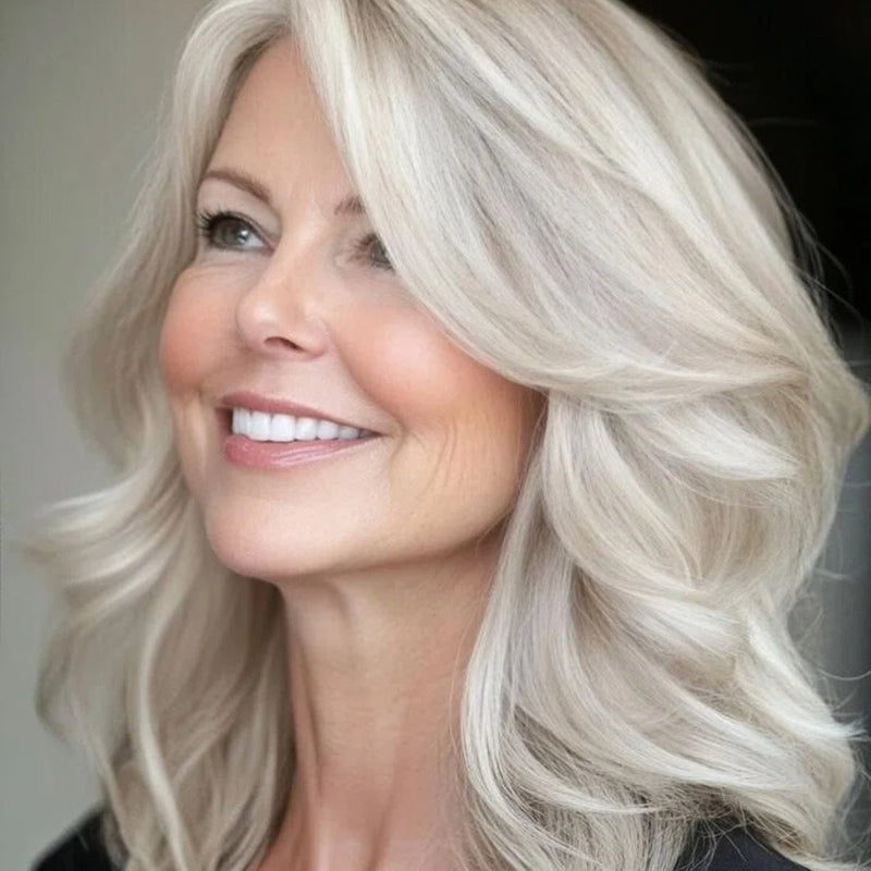 VolumeGrace – Nahtlose wellige Haar-Topper-Extension