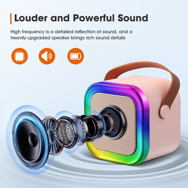 BeatVox – Mini-Karaoke-Lautsprecher mit Mikrofonen