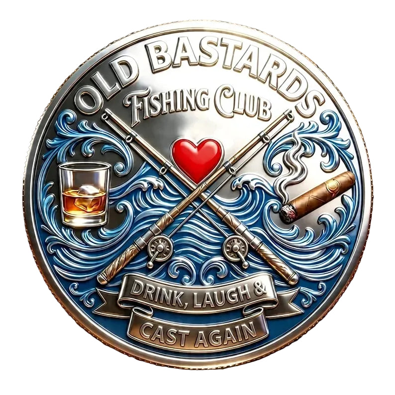 ReelLegacy – Moneda de Colección en Homenaje al Pescador Eterno