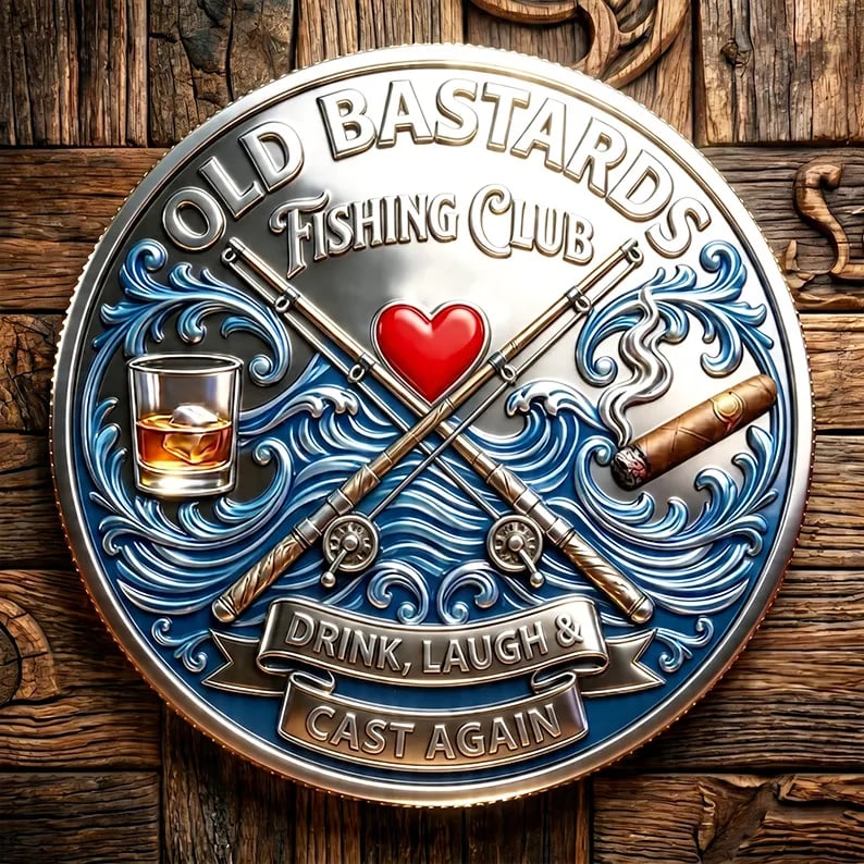 ReelLegacy – Moneda de Colección en Homenaje al Pescador Eterno