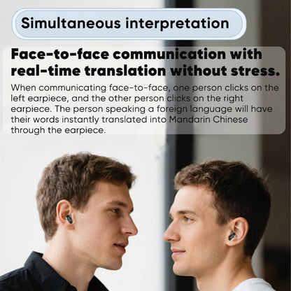 TranslaBeat – Auriculares con IA y pantalla HD para comunicación global