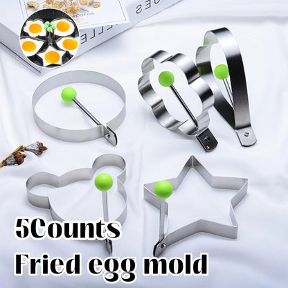 YolkMaster – Set mit Eierring-Formen in verschiedenen Ausführungen
