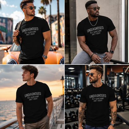 MoodThread – Camiseta gráfica Humor sin diagnosticar