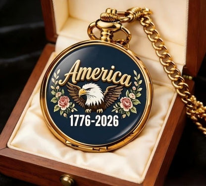 LibertyChrono – Reloj de Bolsillo 250 Aniversario de EE. UU.