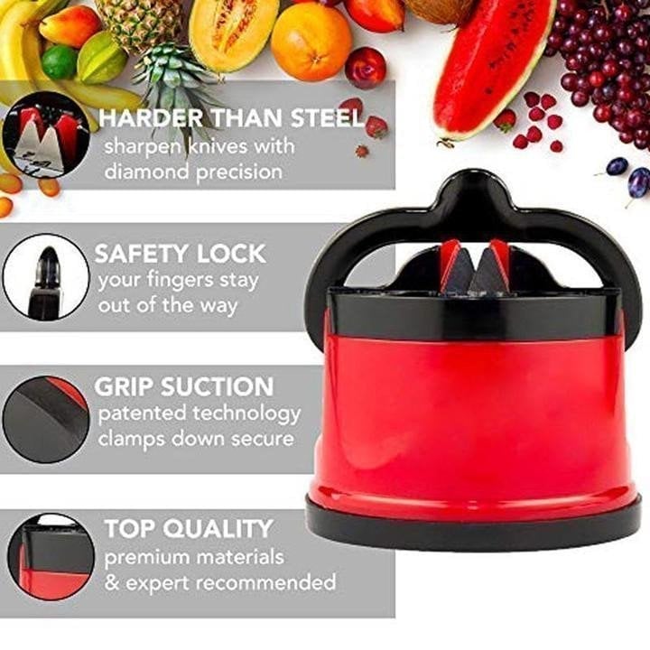 SharpGrip – Piedra de afilar con ventosa