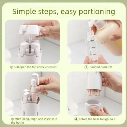 SwiftPour – Auslaufsicherer 4-in-1 Reise-Spender