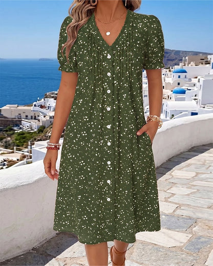 ElegantEase – Atmungsaktives Kleid mit Taschen