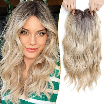 VolumeGrace – Nahtlose wellige Haar-Topper-Extension