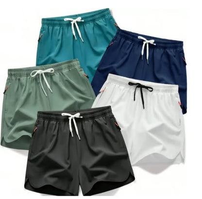 FlexCore - Pantalones cortos de running de secado rápido para hombre